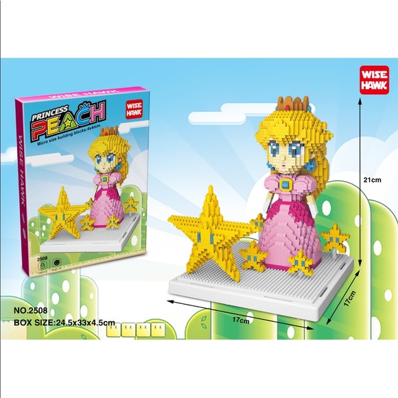 🎊HP🎉 Nintendo Princess Peach Nano Blocks Set - Picture 3 of 3